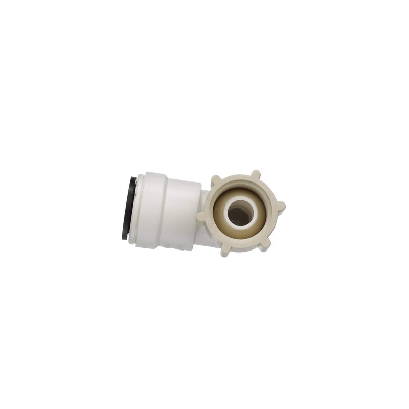 Watts AquaLock 1/2" CTS x 1/2" NPS Quick Connect Female Swivel Elbow Connection for Water Plumbing Lines, CPVC, PEX, CTS Rated Pipe, Zero-Leak Connection, White - Image 2